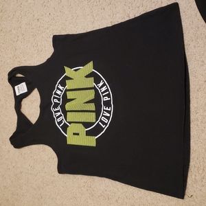 Victoria's Secret PINK Open Back Tank Top